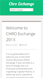 Mobile Screenshot of chro-exchange.com