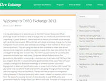 Tablet Screenshot of chro-exchange.com